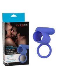 Синее эрекционное виброкольцо Silicone Rechargeable Endless Desires Enhancer - California Exotic Novelties - в Новом Уренгое купить с доставкой