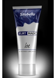 Силиконовая гель-смазка FLIRT MAGIC Ice с лёгким пролонгирующим эффектом - 75 мл. - Sitabella - купить с доставкой в Новом Уренгое