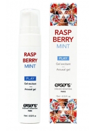 Возбуждающий гель Raspberry Mint с ароматом малины и мяты - 15 мл. - Exsens - купить с доставкой в Новом Уренгое
