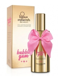 Гель с ароматом жвачки Bubblegum 2-in-1 Scented Silicone Massage And Intimate Gel - 100 мл. - Bijoux Indiscrets - купить с доставкой в Новом Уренгое