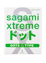 Презерватив Sagami Xtreme Type-E с точками - 1 шт. - Sagami - купить с доставкой в Новом Уренгое