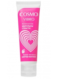 Возбуждающий гель на водно-силиконовой основе Cosmo Vibro с ароматом земляники - 50 гр. - Биоритм - купить с доставкой в Новом Уренгое