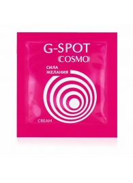 Стимулирующий интимный крем для женщин Cosmo G-spot - 2 гр. - Биоритм - купить с доставкой в Новом Уренгое