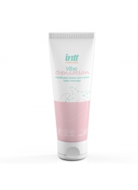 Лубрикант на водной основе Vibe Sensation с клубничным вкусом и легким вибрирующим эффектом - 50 гр. - INTT - купить с доставкой в Новом Уренгое