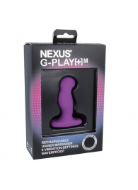 Фиолетовая вибровтулка Nexus G-Play+ M - Nexus Range - в Новом Уренгое купить с доставкой