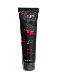 Интимный гель на водной основе Lube Tube Strawberry с клубничным вкусом - 100 мл. - ORGIE - купить с доставкой в Новом Уренгое