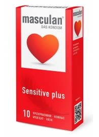 Презервативы Masculan Sensitive plus - 10 шт. - Masculan - купить с доставкой в Новом Уренгое