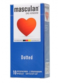 Презервативы с пупырышками Masculan Dotted - 10 шт. - Masculan - купить с доставкой в Новом Уренгое