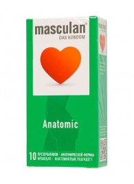 Презервативы анатомической формы Masculan Anatomic - 10 шт. - Masculan - купить с доставкой в Новом Уренгое