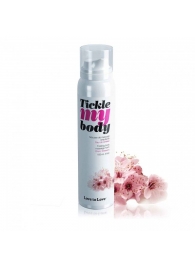 Массажная хрустящая пенка Tickle My Body Cherry Blossom с ароматом вишневого цвета - 150 мл. - Love to Love - купить с доставкой в Новом Уренгое