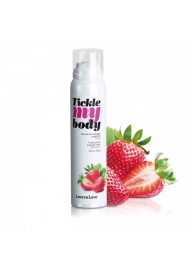 Массажная хрустящая пенка Tickle My Body Strawberry с ароматом клубники - 150 мл. - Love to Love - купить с доставкой в Новом Уренгое