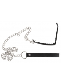 Зажим для половых губ с поводком Pussy Clamp With A Leash - Orion - купить с доставкой в Новом Уренгое