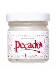 Массажная свеча Brandy   Pear - 35 мл. - Pecado - купить с доставкой в Новом Уренгое