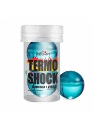 Интимный гель Termo Shock Hot Ball с разогревающе-покалывающим эффектом (2 шарика по 3 гр.) - HotFlowers - купить с доставкой в Новом Уренгое