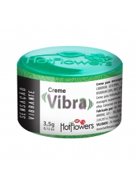 Возбуждающий крем Vibra с эффектом вибрации - 3,5 гр. - HotFlowers - купить с доставкой в Новом Уренгое