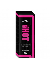 Гель для оральных ласк Oral Hot с согревающим эффектом - 15 гр. - HotFlowers - купить с доставкой в Новом Уренгое