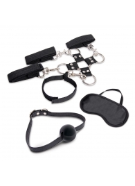 Набор для фиксации из 7 предметов Hogtie   Ball Gag Kit - Lux Fetish - купить с доставкой в Новом Уренгое