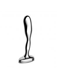 Стальной стимулятор простаты Stainless Steel Prostate Plug - 11,5 см. - b-Vibe - в Новом Уренгое купить с доставкой