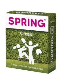 Классические презервативы SPRING CLASSIC - 3 шт. - SPRING - купить с доставкой в Новом Уренгое