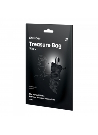 Черный мешочек для хранения игрушек Treasure Bag L - Satisfyer - купить с доставкой в Новом Уренгое