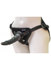 Комплект из трусиков Harness и двух насадок - 20,5 и 18 см. - LOVETOY (А-Полимер) - купить с доставкой в Новом Уренгое