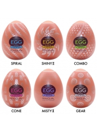 Набор из 6 мастурбаторов-яиц Tenga Egg Variety Pack V - Tenga - в Новом Уренгое купить с доставкой