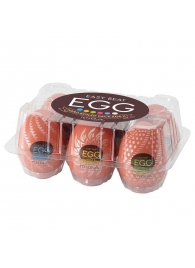 Набор из 6 мастурбаторов-яиц Tenga Egg Variety Pack V - Tenga - в Новом Уренгое купить с доставкой