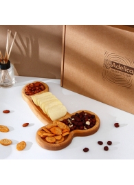 Деревянное блюдо для подачи в форме члена (32,5 х 20 х 1,7 см) - Сима-Ленд - купить с доставкой в Новом Уренгое