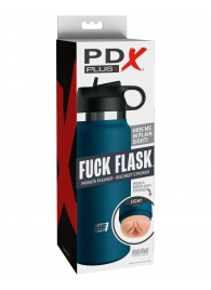 Мастурбатор-вагина в синей колбе F*ck Flask - Pipedream - в Новом Уренгое купить с доставкой