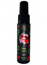 Спрей для горла Deep Throat с десенсибилизирующим эффектом и вкусом клубники - 50 мл. - БиоМед - купить с доставкой в Новом Уренгое