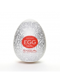 Мастурбатор-яйцо Keith Haring EGG PARTY - Tenga - в Новом Уренгое купить с доставкой