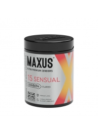 Анатомические презервативы MAXUS Sensual - 15 шт. - Maxus - купить с доставкой в Новом Уренгое