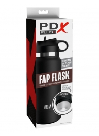 Черный мастурбатор в виде бутылки Fap Flask - Pipedream - в Новом Уренгое купить с доставкой