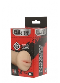 Нежный мастурбатор-ротик REALSTUFF 5INCH MASTURBATOR BJ - Dream Toys - в Новом Уренгое купить с доставкой