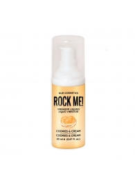 Жидкий вибратор Nuei Rock Me! с ароматом печенья и сливок - 20 мл. - Nuei cosmetics - купить с доставкой в Новом Уренгое