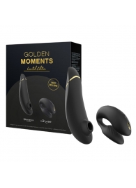 Набор для пар Golden Moments: Womanizer Premium 2 и We-Vibe Chorus - Womanizer купить в Новом Уренгое с доставкой в Orgasmix.ru Набор для пар Golden Moments: Womanizer Premium 2 и We-Vibe Chorus - Womanizer