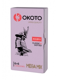 Презервативы OKOTO Mega Mix - 12 шт. - Sitabella - купить с доставкой в Новом Уренгое