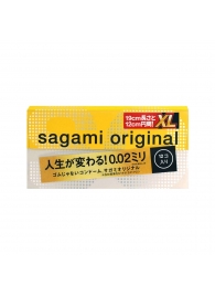 Презервативы увеличенного размера Sagami Original 0.02 XL-size - 12 шт. - Sagami - купить с доставкой в Новом Уренгое