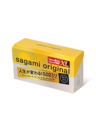 Презервативы увеличенного размера Sagami Original 0.02 XL-size - 12 шт. - Sagami - купить с доставкой в Новом Уренгое