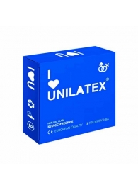 Классические презервативы Unilatex Natural Plain - 3 шт. - Unilatex - купить с доставкой в Новом Уренгое