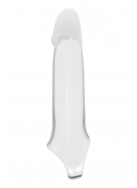 Прозрачная насадка-удлинитель 6.6’’ Extender With Ball Strap - 17,3 см. - Dream Toys - в Новом Уренгое купить с доставкой