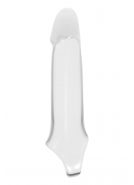 Прозрачная насадка-удлинитель 7.6’’ Extender With Ball Strap - 20,5 см. - Dream Toys - в Новом Уренгое купить с доставкой