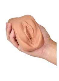 Маструбатор-вагина с вибрацией Soft   Wet Renata Realistic Tan Masturbator - Blush Novelties - в Новом Уренгое купить с доставкой