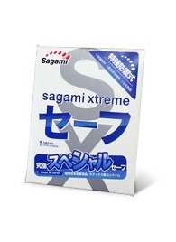 Презерватив Sagami Xtreme Ultrasafe с двойным количеством смазки - 1 шт. - Sagami - купить с доставкой в Новом Уренгое