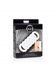 Комплект из 6 прозрачных эрекционных колец Ring Master Custom Ball Stretcher Kit - XR Brands - в Новом Уренгое купить с доставкой