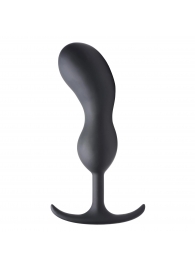 Черный массажер простаты с утяжелителями Premium Silicone Weighted Prostate Plug XL - 20,8 см. - XR Brands - в Новом Уренгое купить с доставкой