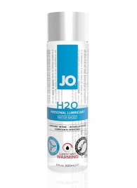 Возбуждающий лубрикант на водной основе JO Personal Lubricant H2O Warming - 120 мл. - System JO - купить с доставкой в Новом Уренгое