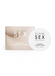 Массажная свеча для всего тела Slow Sex - 50 гр. - Bijoux Indiscrets - купить с доставкой в Новом Уренгое