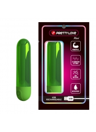 Зеленая перезаряжаемая вибропуля Kiwi - Baile купить в Новом Уренгое с доставкой в Orgasmix.ru Зеленая перезаряжаемая вибропуля Kiwi - Baile