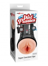 Мастурбатор-вагина в колбе Super Luscious Lips - Pipedream - в Новом Уренгое купить с доставкой